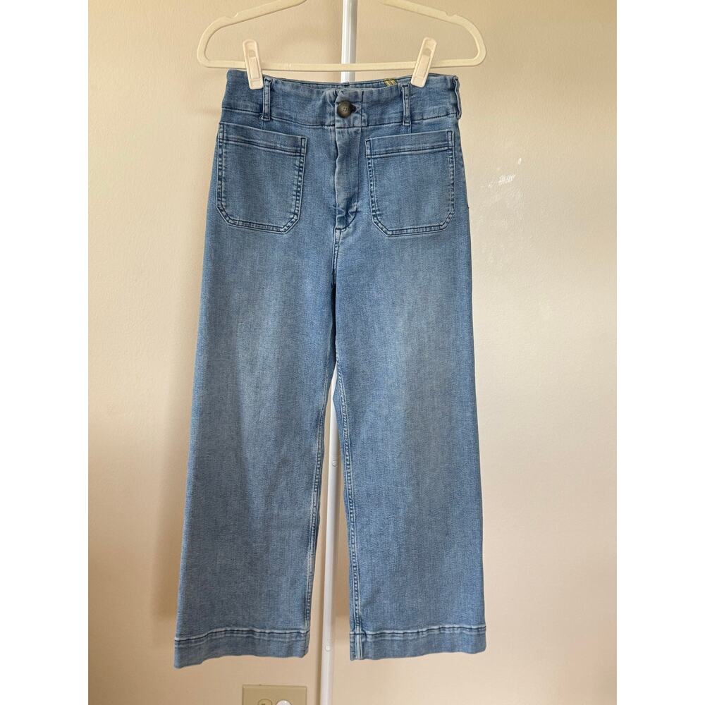 Anthropologie Maeve The Colette Jeans Stretchy Denim Sz 28 Casual Chic Comfy - Picture 3 of 7